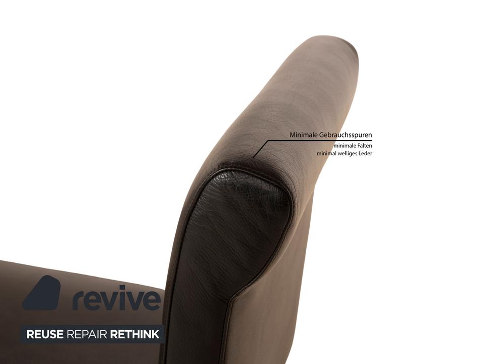 6er Garnitur Cor Quant Leder Stuhl Schwarz – Bild 4