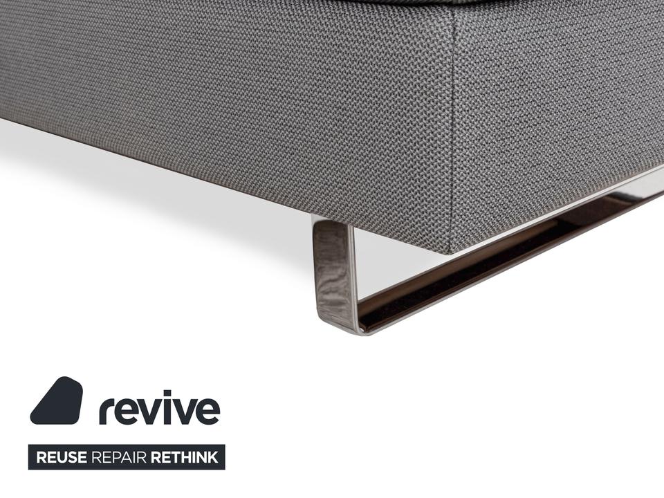 Cor Conseta Stoff Ecksofa Grau Recamiere Rechts Sofa Couch – Bild 5