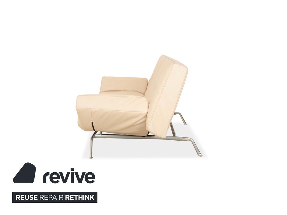 Ligne Roset Smala Dreisitzer Creme Beige veganes Leder manuelle – Bild 15