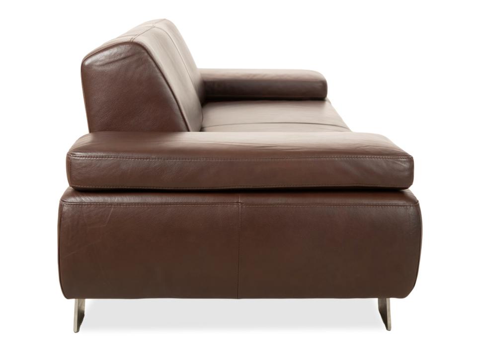 Willi Schillig Taboo Leder Dreisitzer Braun manuelle Funktion – Bild 13