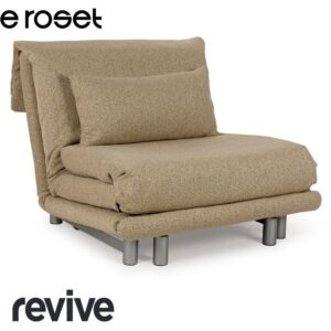 Ligne Roset Multy Stoff Sessel Gelb Beige Schlaffunktion ✨