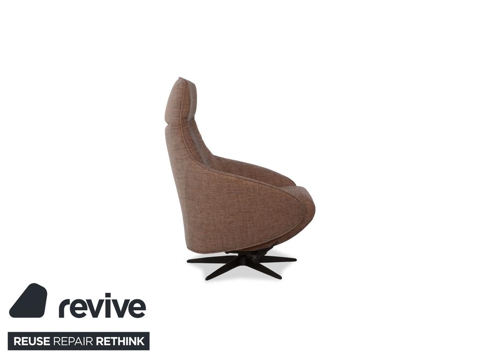 Sitting Vision MV 248 Stoff Sessel Beige Braun inkl. Hocker – Bild 12