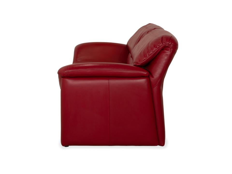 de Sede Leder Zweisitzer Rot Sofa Couch manuelle Funktion – Bild 16