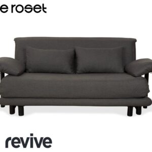 Ligne Roset Multy Stoff Dreisitzer Grau manuelle Schlaffunktion ✨