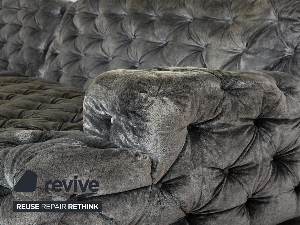 Bretz Cocoa Island Stoff Ecksofa Grau Sofa Couch Relaxsofa – Bild 3