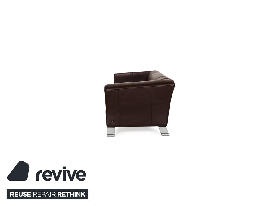 Rolf Benz 322 Leder Dreisitzer Braun Sofa Couch – Bild 10