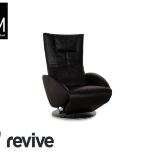 FSM Mate Leder Sessel Schwarz elektr. Funktion Akku Relaxsessel ✨