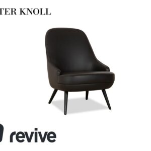 Walter Knoll 375 Leder Sessel Anthrazit