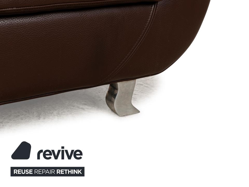 Bretz Moon Leder Sessel Braun – Bild 4