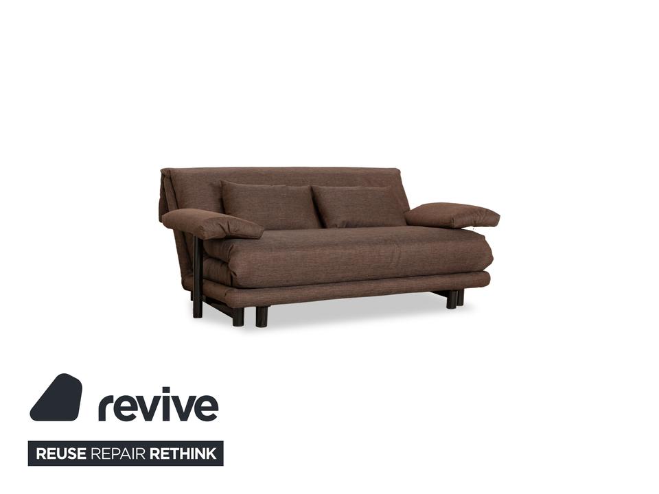 Ligne Roset Multy Stoff Dreisitzer Sofa Braun manuelle Funktion ✨ – Bild 5