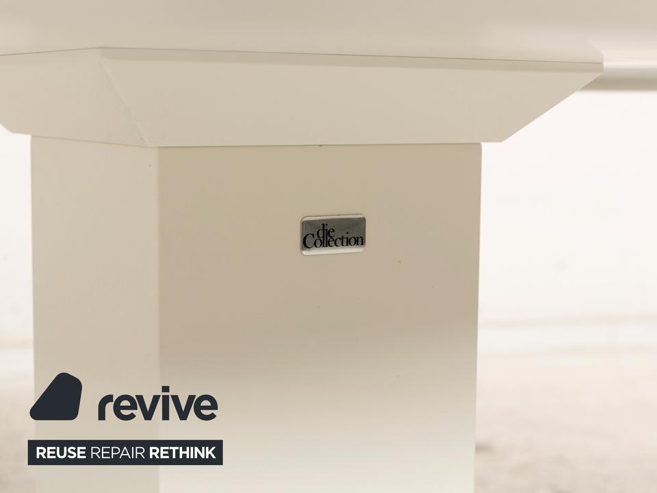 Bacher TODO Holz Glas Esstisch Weiß – Bild 7