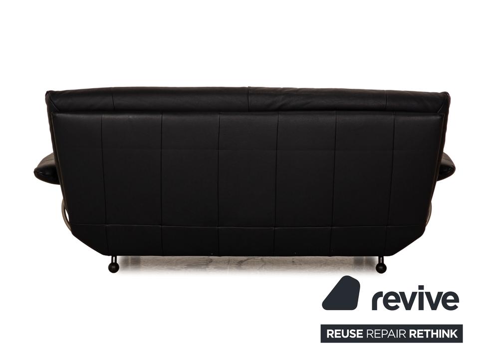 Rolf Benz BMP 418 Leder Zweisitzer Blau Dunkelblau Sofa Couch ✨ – Bild 8