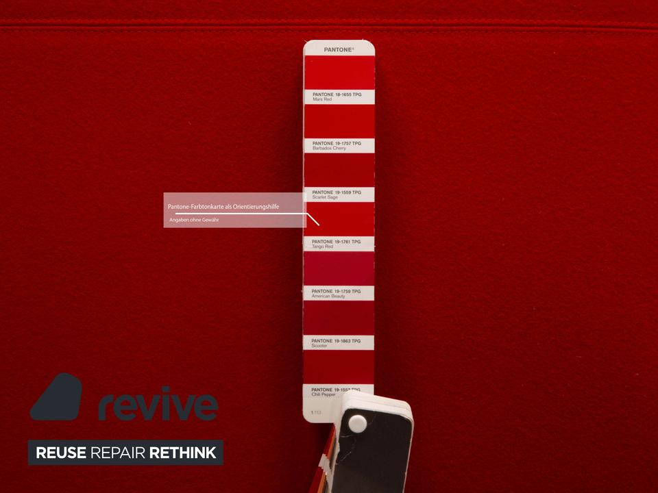 B&B Italia Landscape Stoff Liege Rot – Bild 5