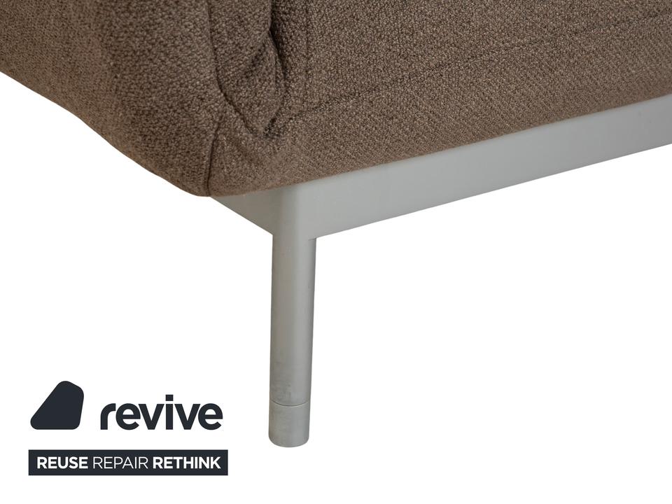 Rolf Benz Plura Stoff Zweisitzer Grau manuelle Funktion Sofa – Bild 10