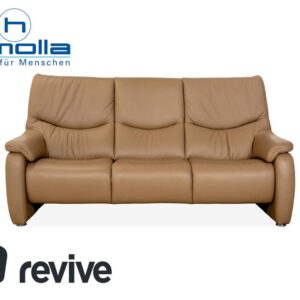 Himolla Cumuly Leder Beige Taupe Grau Sofa Couch