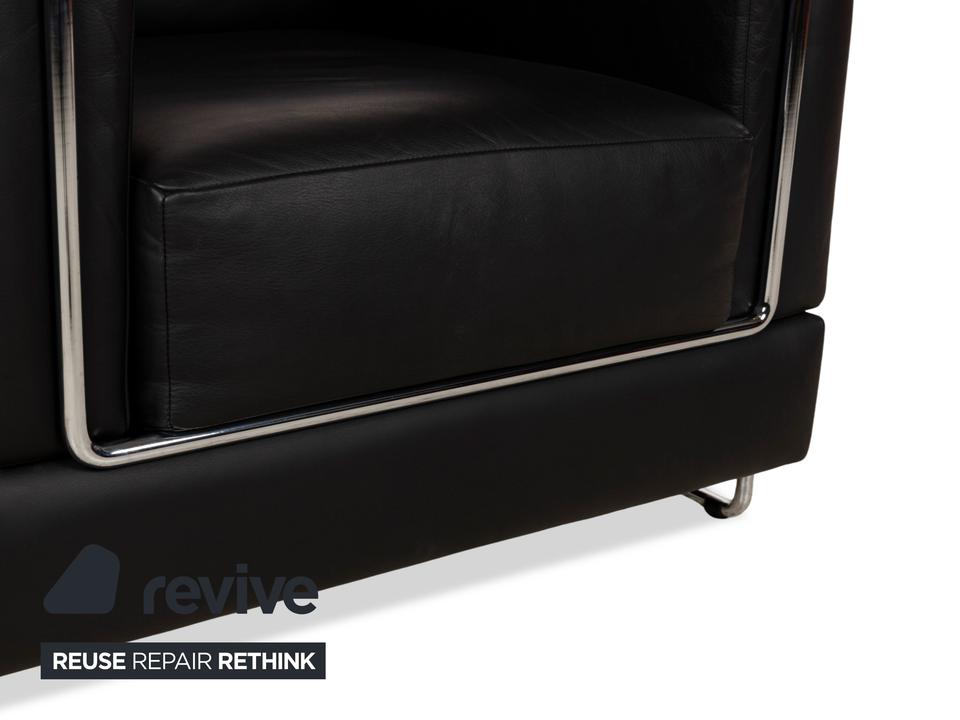 Züco Carat Leder Sessel Schwarz – Bild 13