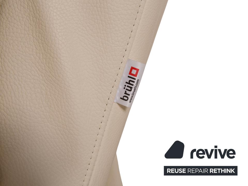 Brühl Moule (medium) Leder Sofa Creme Zweisitzer Relaxfunktion ✨ – Bild 7