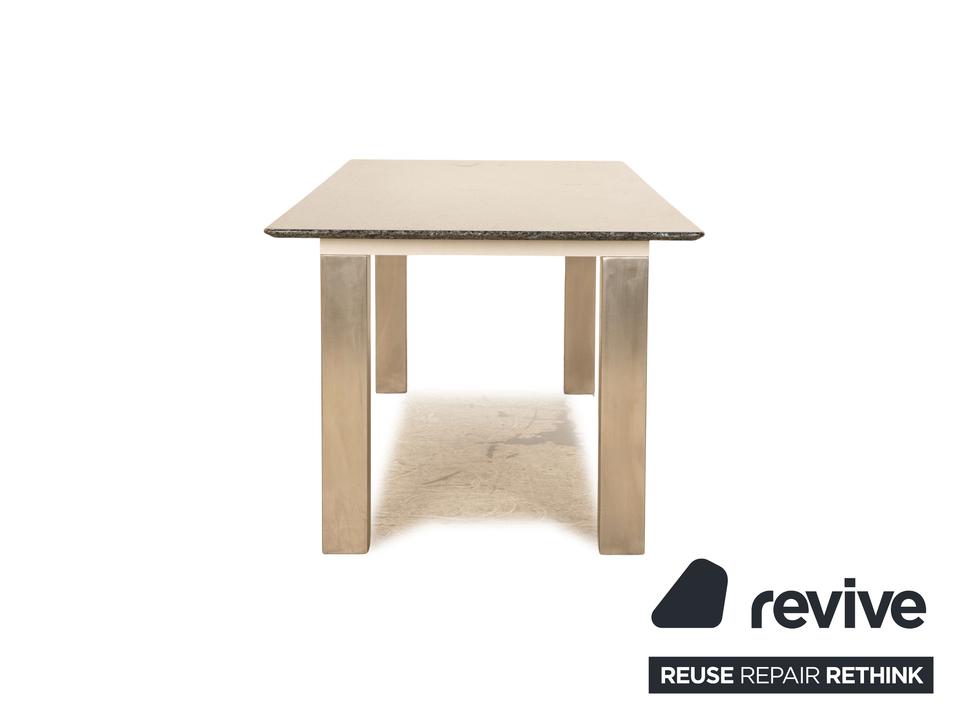 WK Wohnen Granit Esstisch Grau Blue Pearl Stein – Bild 6