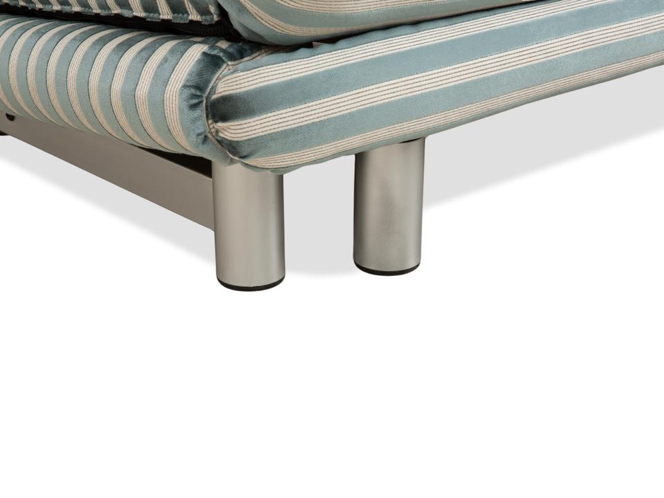 Ligne Roset Multy Zweisitzer Stoff Grün Silber gestreift ✨ – Bild 11