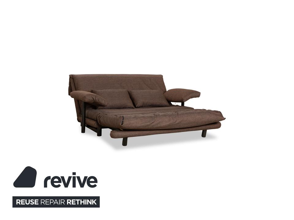 Ligne Roset Multy Stoff Dreisitzer Sofa Braun manuelle Funktion ✨ – Bild 4