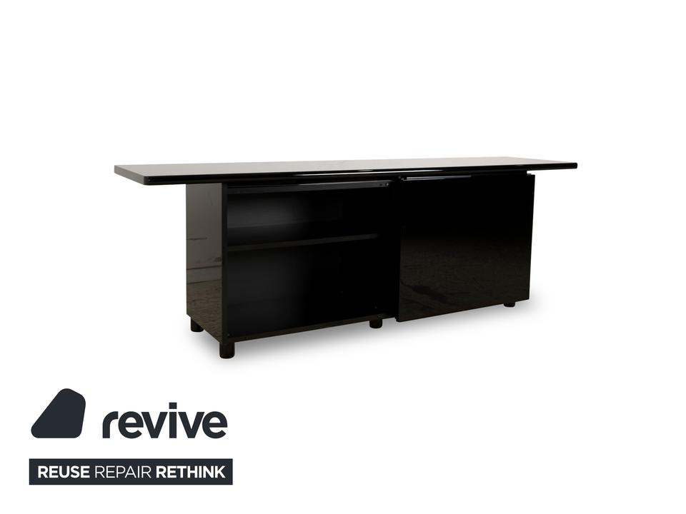 Verardo Holz Sideboard Schwarz – Bild 4