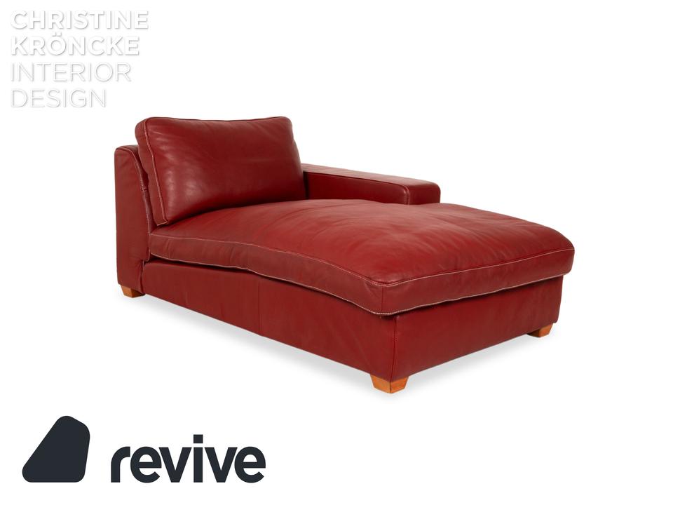 Christine Kröncke Leder Liege Rot
