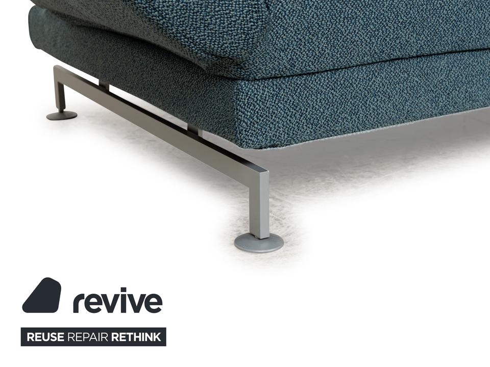 Brühl Moule Stoff Ecksofa Blau Petrol Recamiere Rechts manuelle ✨ – Bild 7