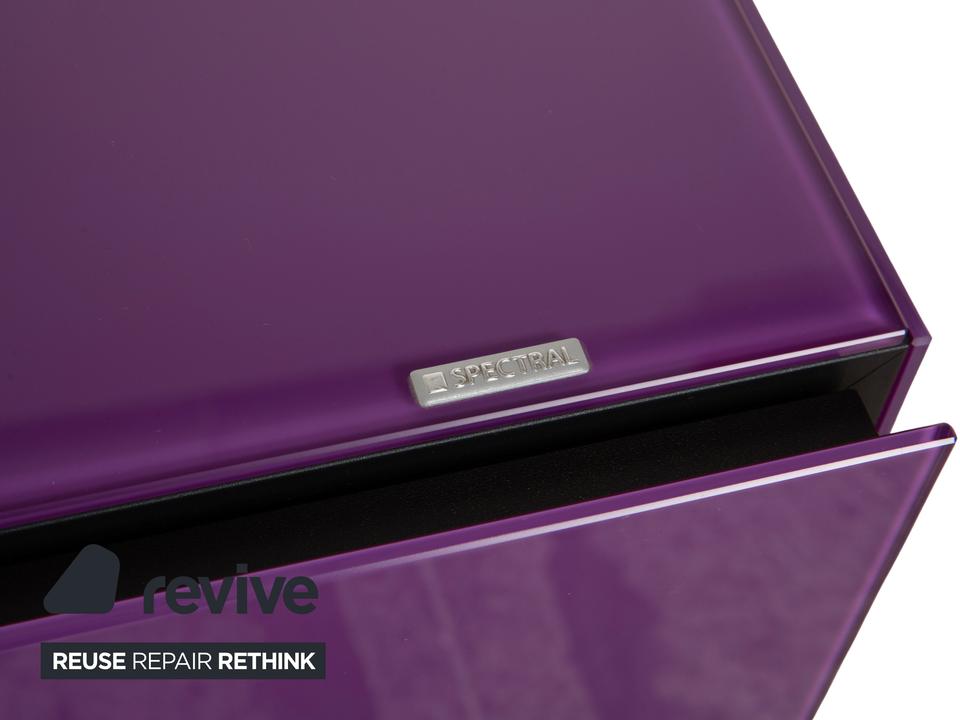 Spectral Brick BR 1502 Glas Sideboard Lila Canton HiFi Board – Bild 10