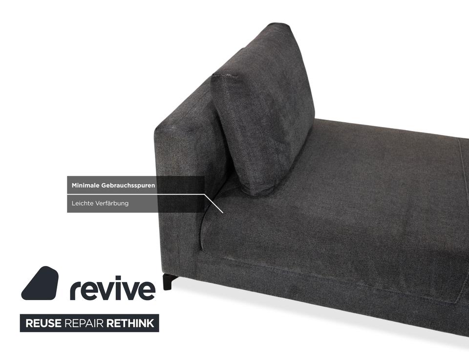 Rolf Benz Nuvola Stoff Liege Grau Daybed – Bild 10