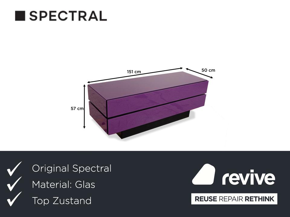 Spectral Brick BR 1502 Glas Sideboard Lila Canton HiFi Board – Bild 2