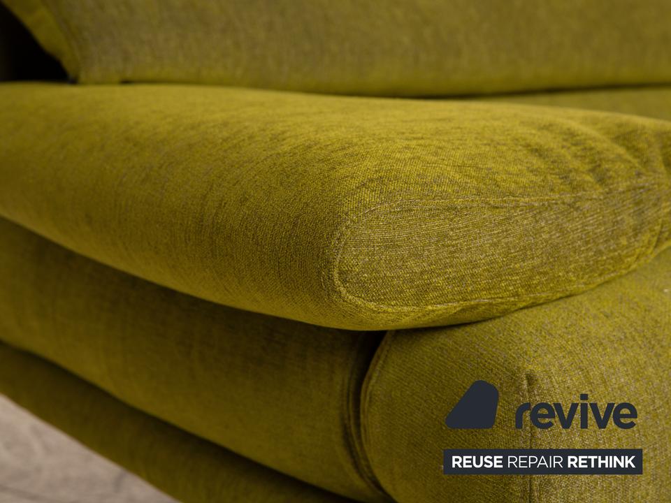 B&B Italia Alanda Stoff Dreisitzer Grün Sofa Couch manuelle – Bild 9