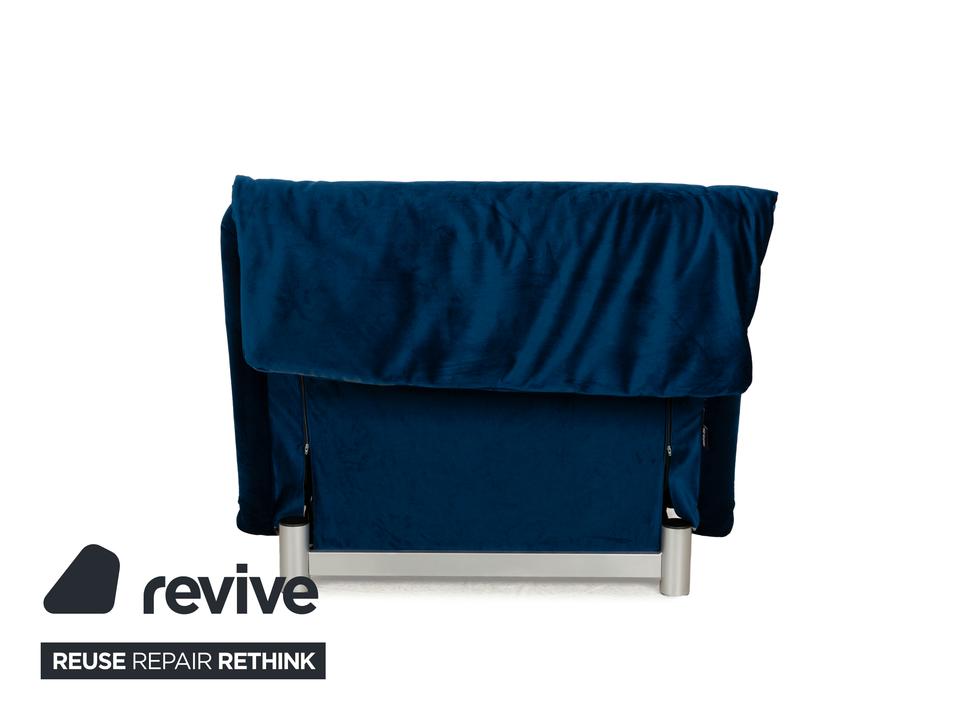 Ligne Roset Multy Stoff Sessel Blau Schlaffunktion Neubezug ✨ – Bild 12