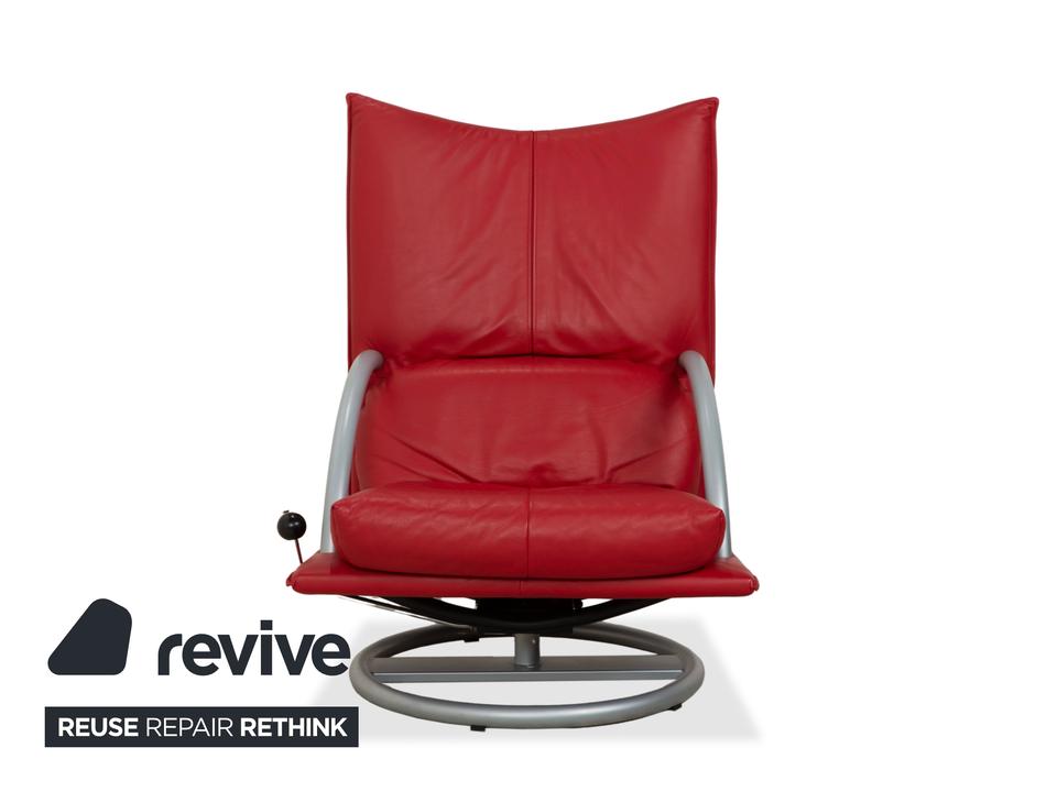 Rolf Benz BMP 418 Leder Sessel Rot – Bild 10