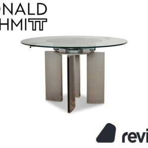 Ronald Schmitt K 750 E Glas Esstisch Silber Ausziehfunktion ✨