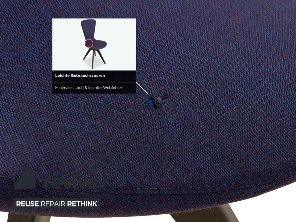 2er Garnitur Varier Invite Stoff Stuhl Lila Eiche Schwarz UMA 761 – Bild 5