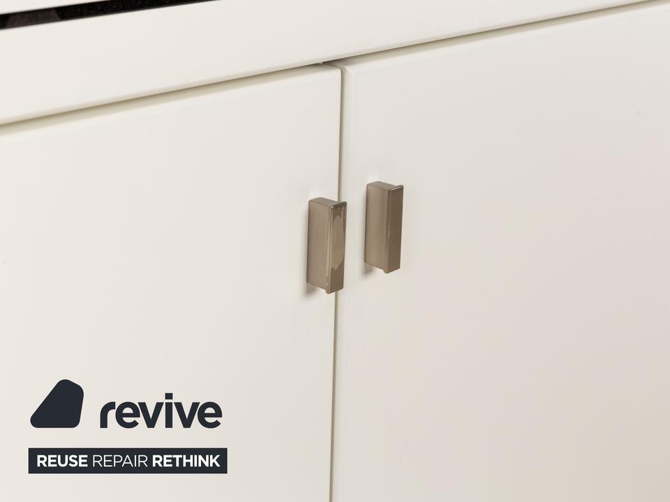 Musterring Kira Holz Sideboard Weiß Grau – Bild 6