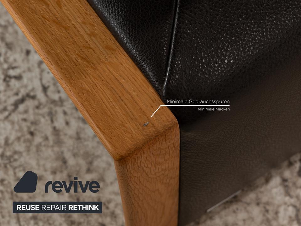 Koinor Harriet Leder Dreisitzer Dunkelbraun manuelle Funktion – Bild 5