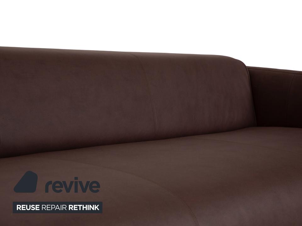 Rolf Benz 6300 Viersitzer Sofa Braun veganes Leder Neubezug ✨ – Bild 6