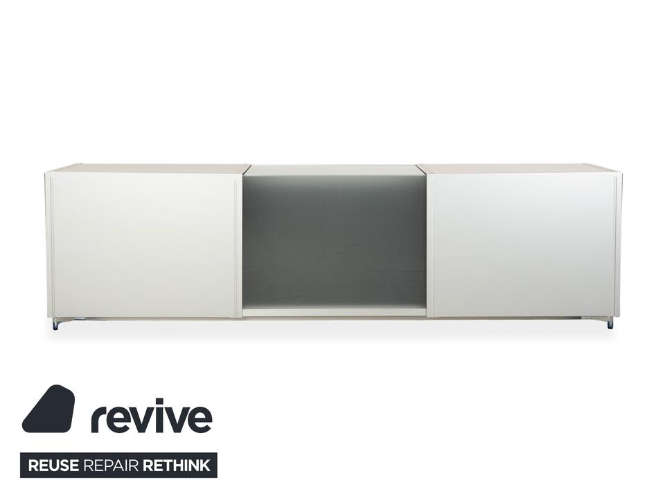 Team by Wellis Metall Sideboard Grau Glas – Bild 10