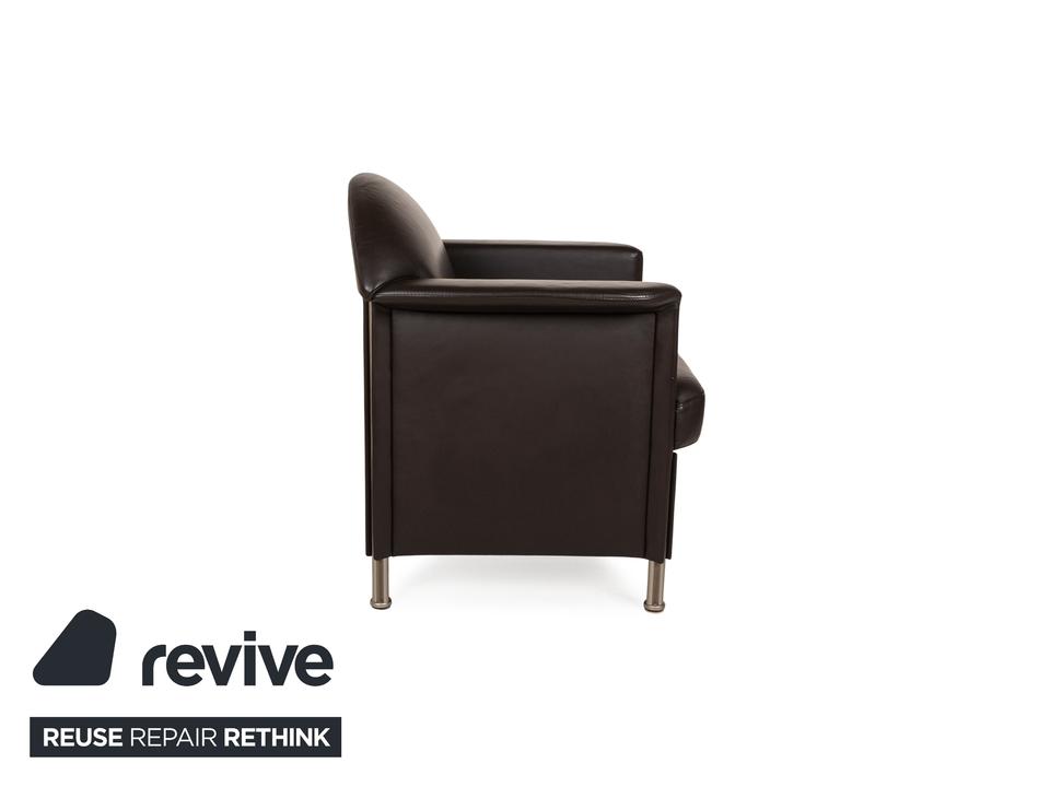 Cor Logo Leder Sessel Braun – Bild 8