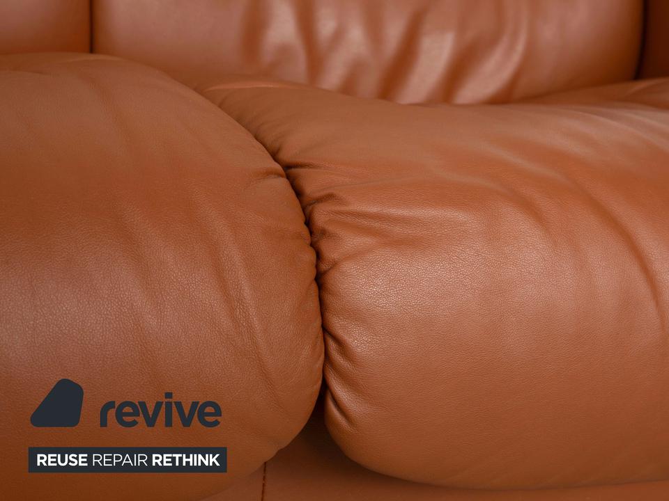Stressless Sapphire Leder Dreisitzer Sofa Couch Braun manuelle – Bild 4