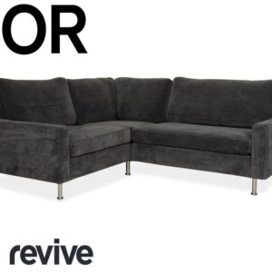 Cor Conseta Stoff Ecksofa Grau Blau Sofa Couch