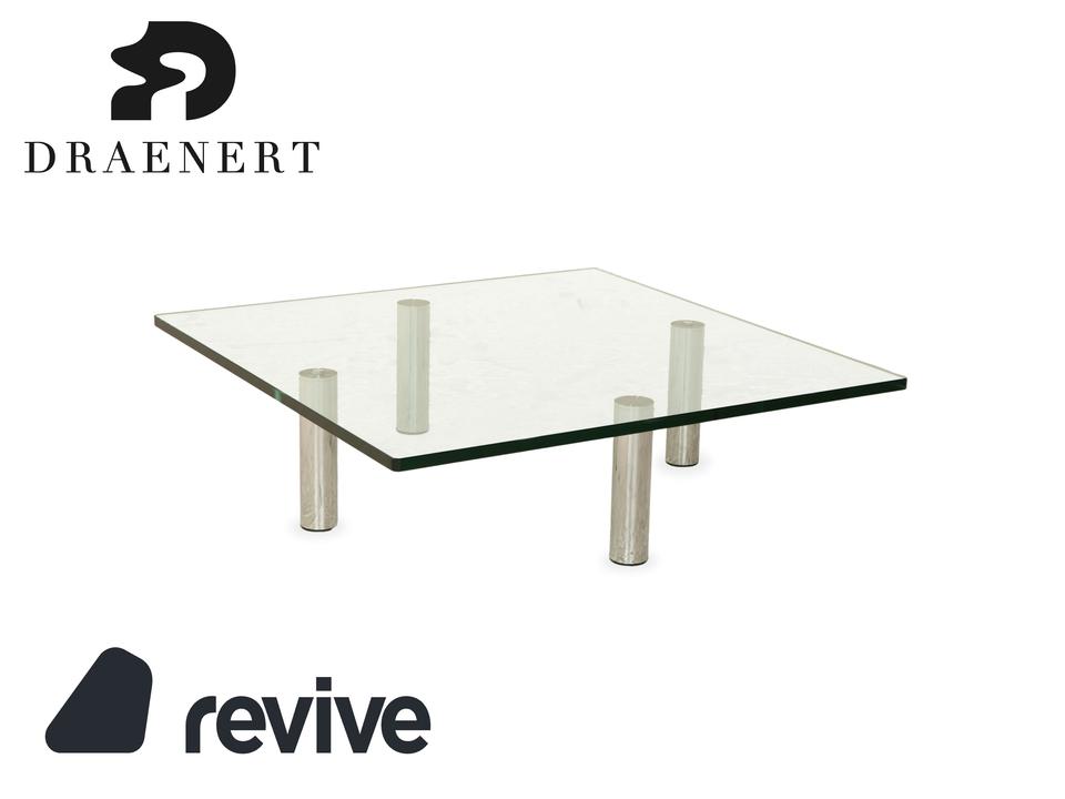 Draenert Imperial Glas Couchtisch Silber