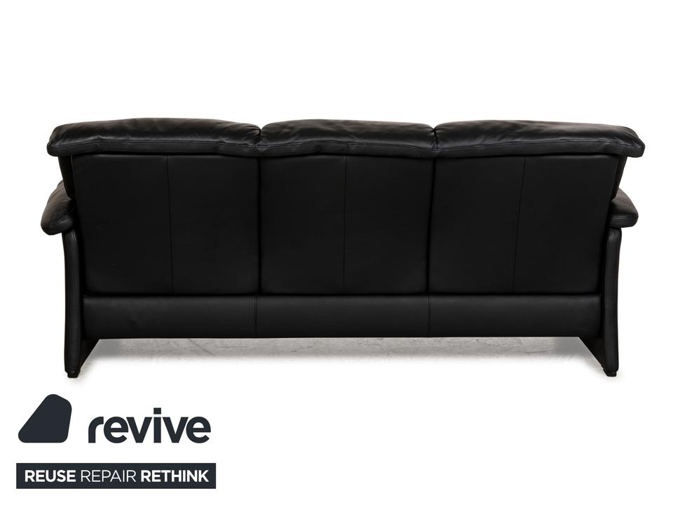 Stressless Leder Dreisitzer Schwarz Sofa Couch – Bild 12
