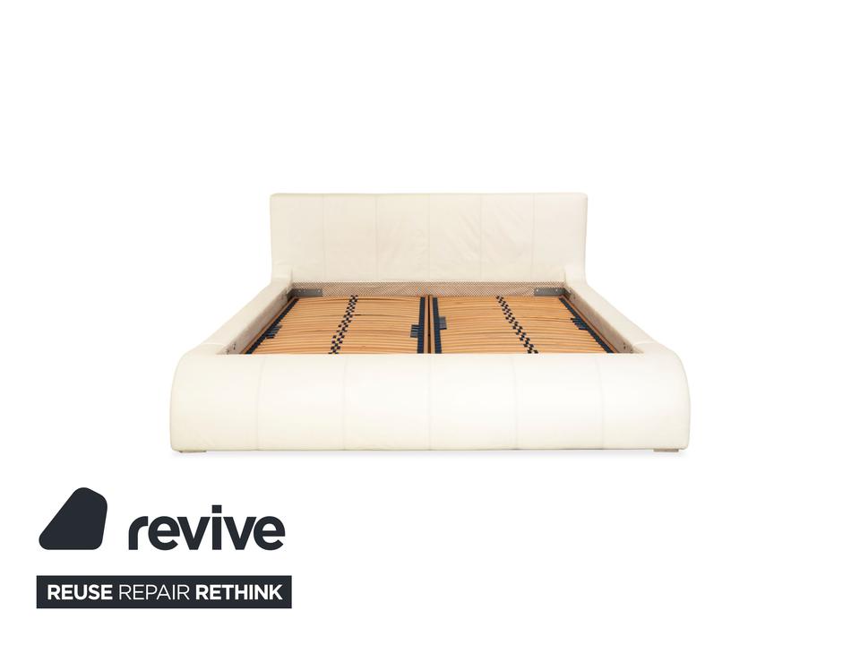 Joop! Swing Leder Bett Doppelbett Weiß 180x200 cm – Bild 9