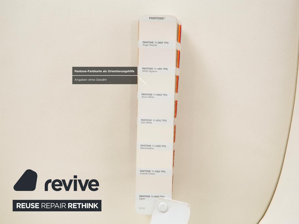 Cassina Auckland Leder Sessel Creme manuelle Funktion inkl. – Bild 13