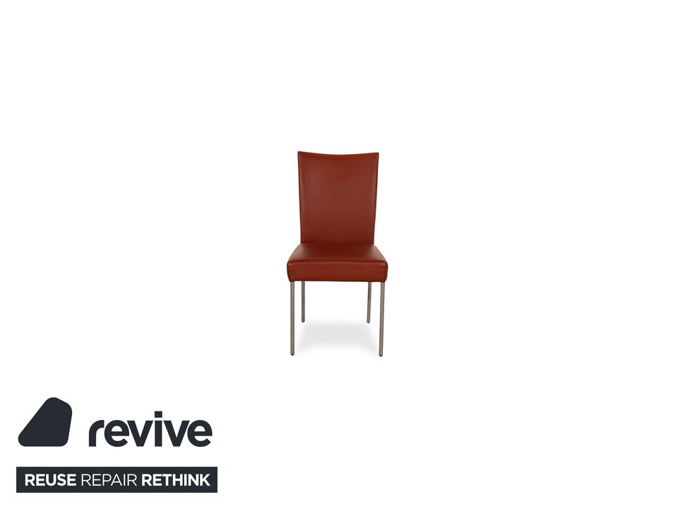 6er Garnitur Contur Penthouse Leder Stuhl Braun – Bild 6