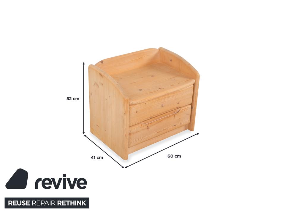 Team7 Holz 2x Nachttisch Tisch Braun – Bild 2