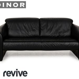 Koinor Wendy Leder Zweisitzer Schwarz Sofa Couch ✨