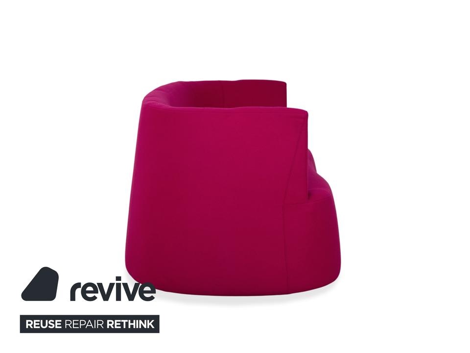 Brühl Powder Stoff Zweisitzer Rosa Pink Magenta Sofa Couch – Bild 11